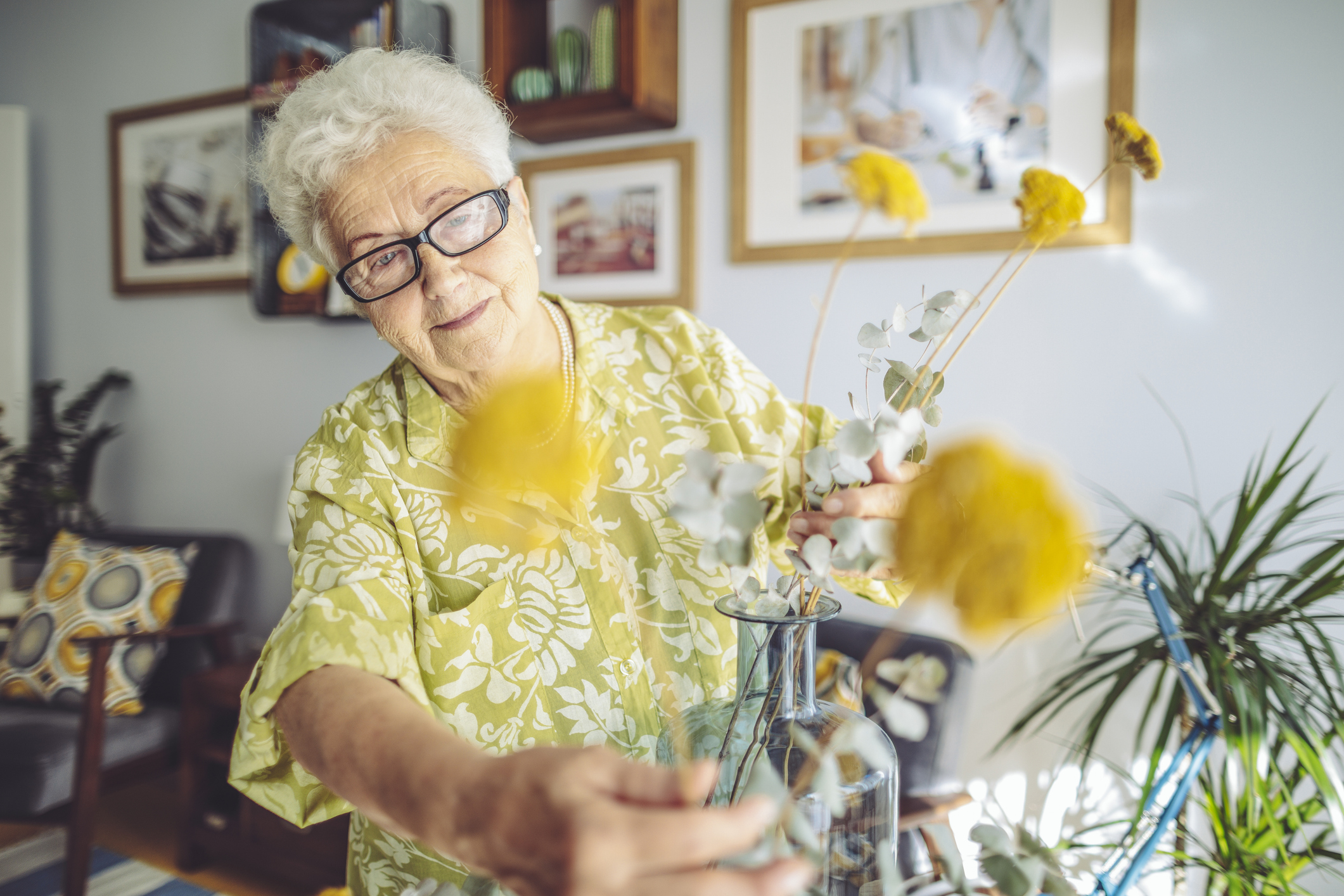 Senior woman at home Senior woman at home